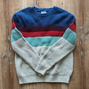 *NWOT* Cat & Jack Boys Large 10/12 Striped Sweater
